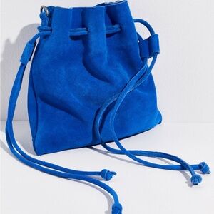 Free People Billie Suede Crossbody Bag Ultraviolet